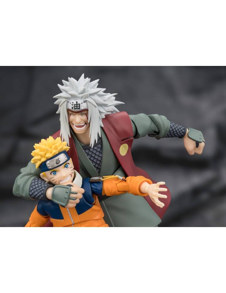 Bandai - Naruto - Figurine S.H.Figuarts Jiraiya Hidden Leaf Heroic Master Sage (Sage Mode Set)