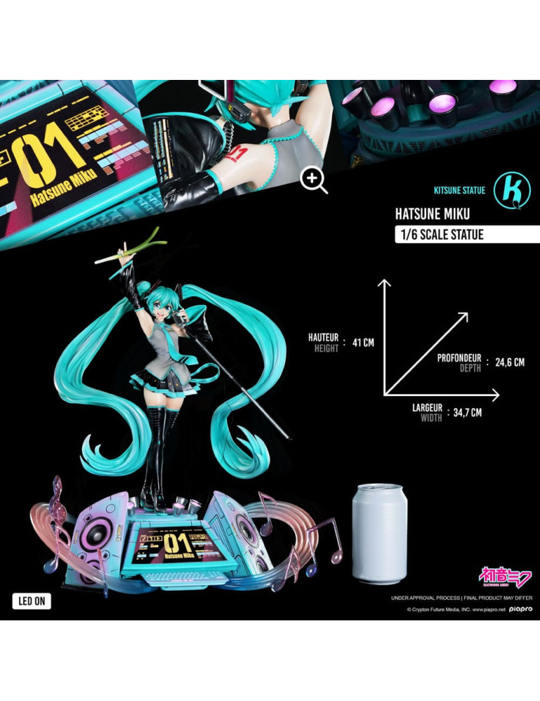 Kitsune Statue - Piapro - figurine Hatsune Miku