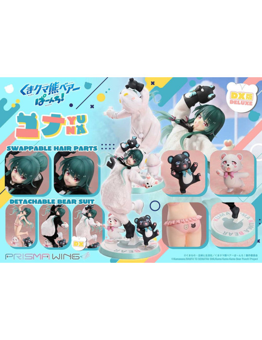 Prime 1 Studio - Kuma Kuma Kuma Bear Punch! - figure Prisma Wing Yuna Deluxe Version