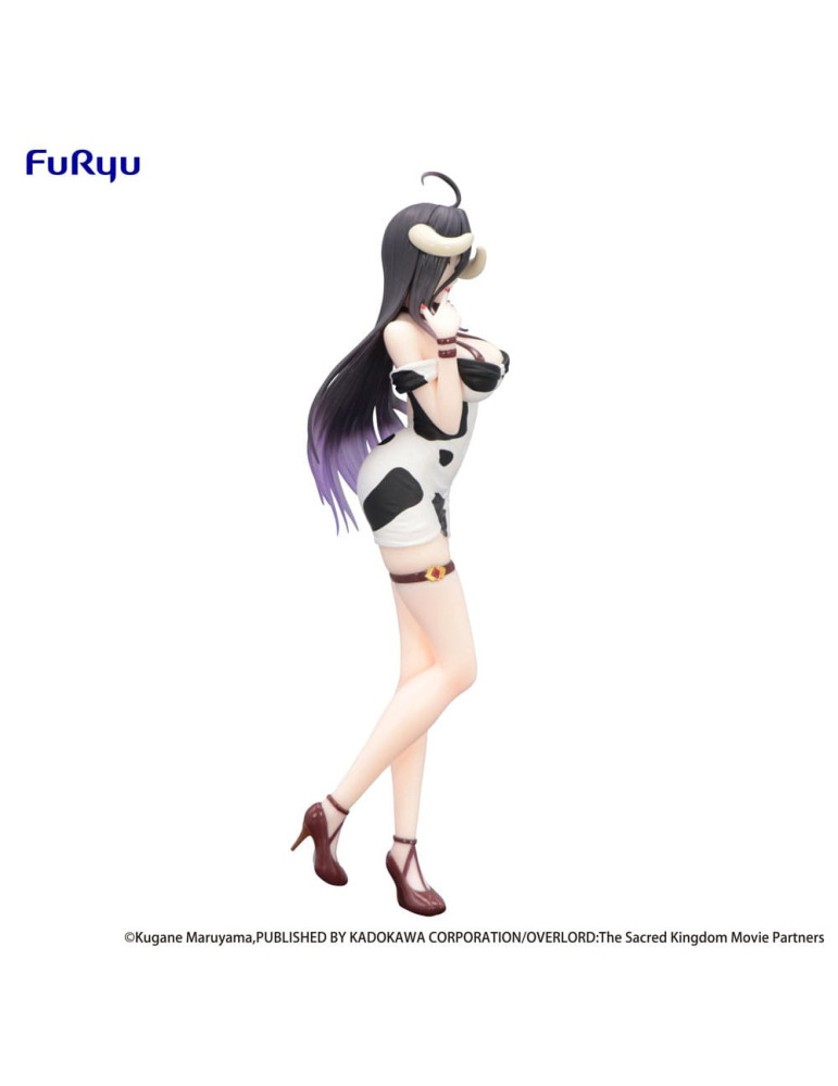 Furyu - Overlord - figure Trio-Try-iT Albedo Mini Dress Cow Pattern Ver.