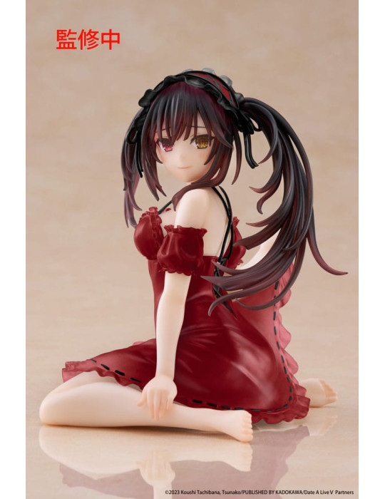 Taito - Date A Live V - Desktop Cute Figure Kurumi Tokisaki Nightwear Ver.