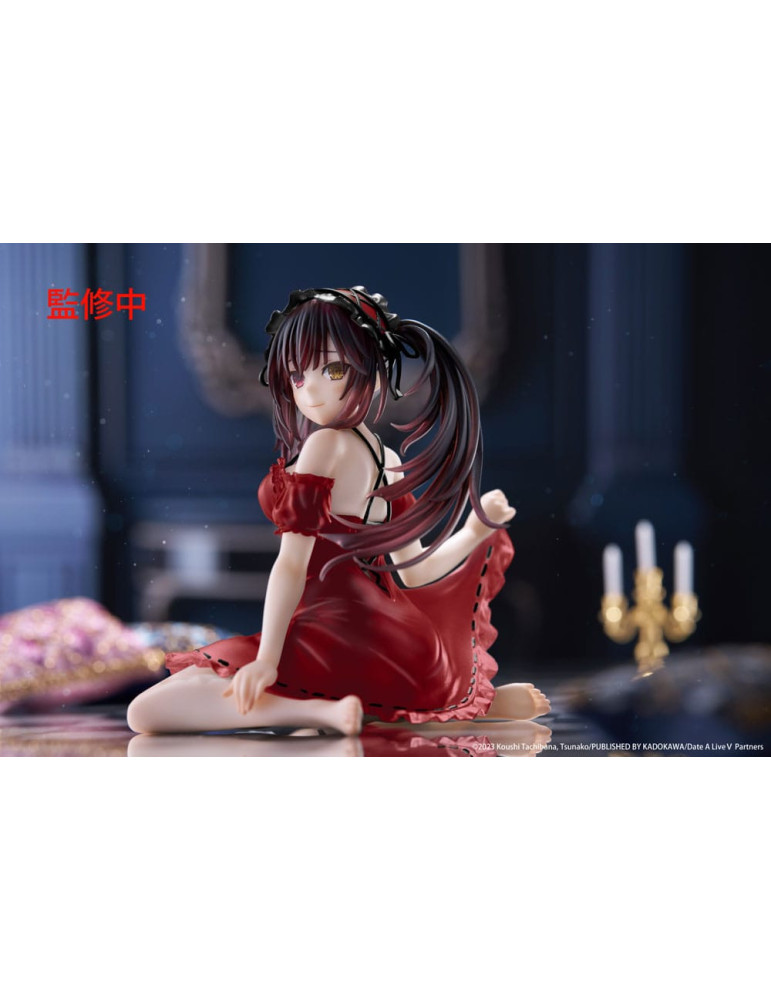 Taito - Date A Live V - Desktop Cute Figure Kurumi Tokisaki Nightwear Ver.