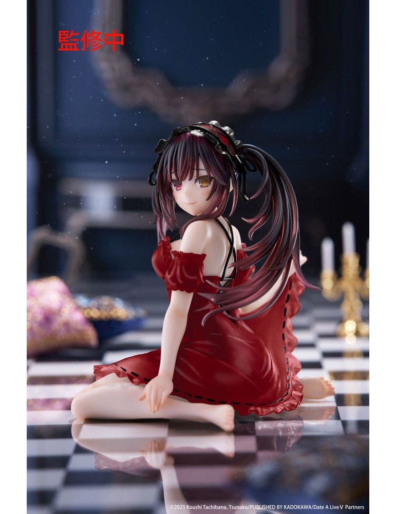 Taito - Date A Live V - Desktop Cute Figure Kurumi Tokisaki Nightwear Ver.