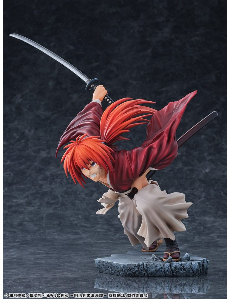 Bellfine - Rurouni Kenshin: Meiji Kenkaku Romantan Kyoto Douran - Figurine Kenshin Himura Tenshou Ryusen Ver.