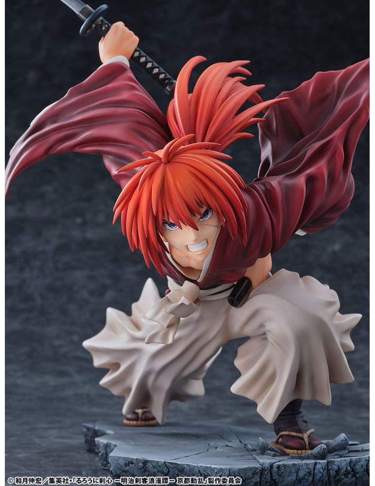 Bellfine - Rurouni Kenshin: Meiji Kenkaku Romantan Kyoto Douran - Figurine Kenshin Himura Tenshou Ryusen Ver.