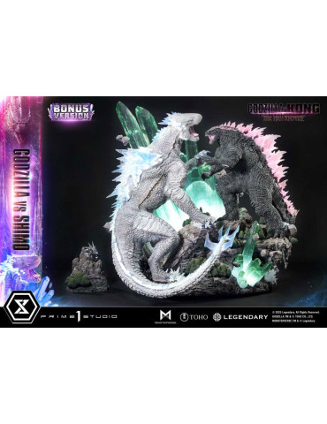 Prime 1 Studio - Godzilla x Kong: The New Empire - figurine Ultimate Diorama Masterline Series Godzilla vs Shimo Bonus Version