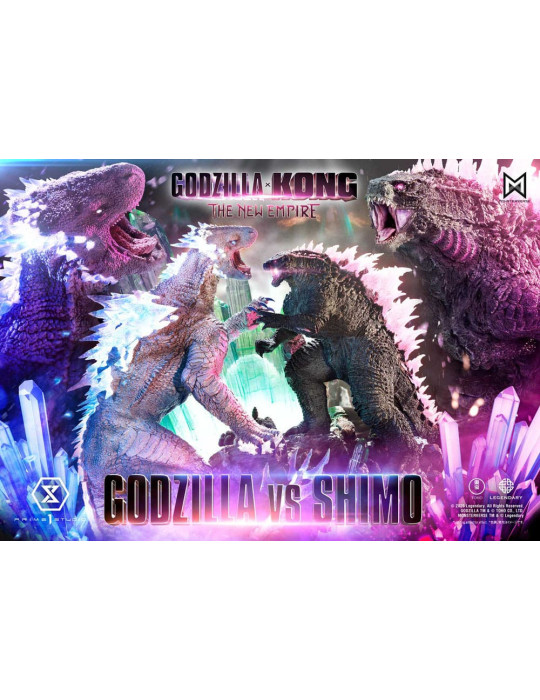 Prime 1 Studio - Godzilla x Kong: The New Empire - figure Ultimate Diorama Masterline Series Godzilla vs Shimo Bonus Version