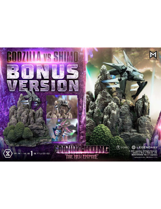 Prime 1 Studio - Godzilla x Kong: The New Empire - figurine Ultimate Diorama Masterline Series Godzilla vs Shimo Bonus Version