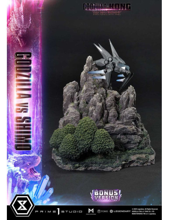 Prime 1 Studio - Godzilla x Kong: The New Empire - figurine Ultimate Diorama Masterline Series Godzilla vs Shimo Bonus Version