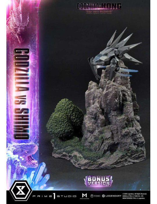 Prime 1 Studio - Godzilla x Kong: The New Empire - figurine Ultimate Diorama Masterline Series Godzilla vs Shimo Bonus Version