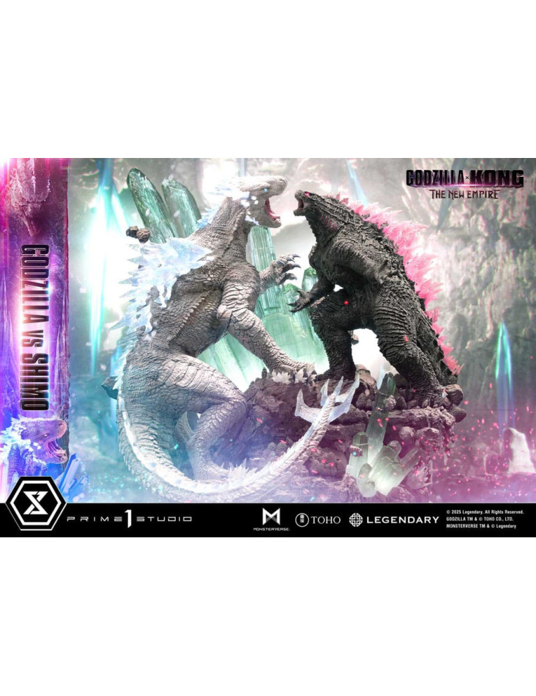 Prime 1 Studio - Godzilla x Kong: The New Empire - figurine Ultimate Diorama Masterline Series Godzilla vs Shimo Bonus Version