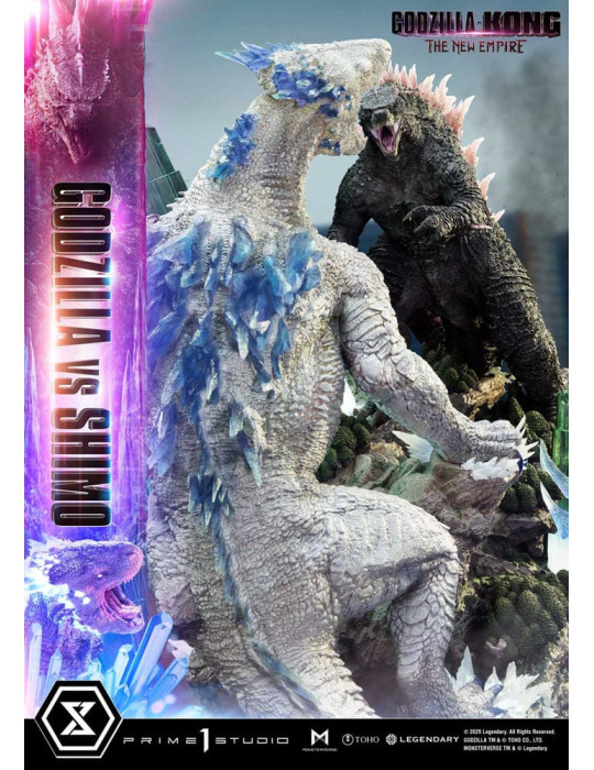 Prime 1 Studio - Godzilla x Kong: The New Empire - figure Ultimate Diorama Masterline Series Godzilla vs Shimo Bonus Version