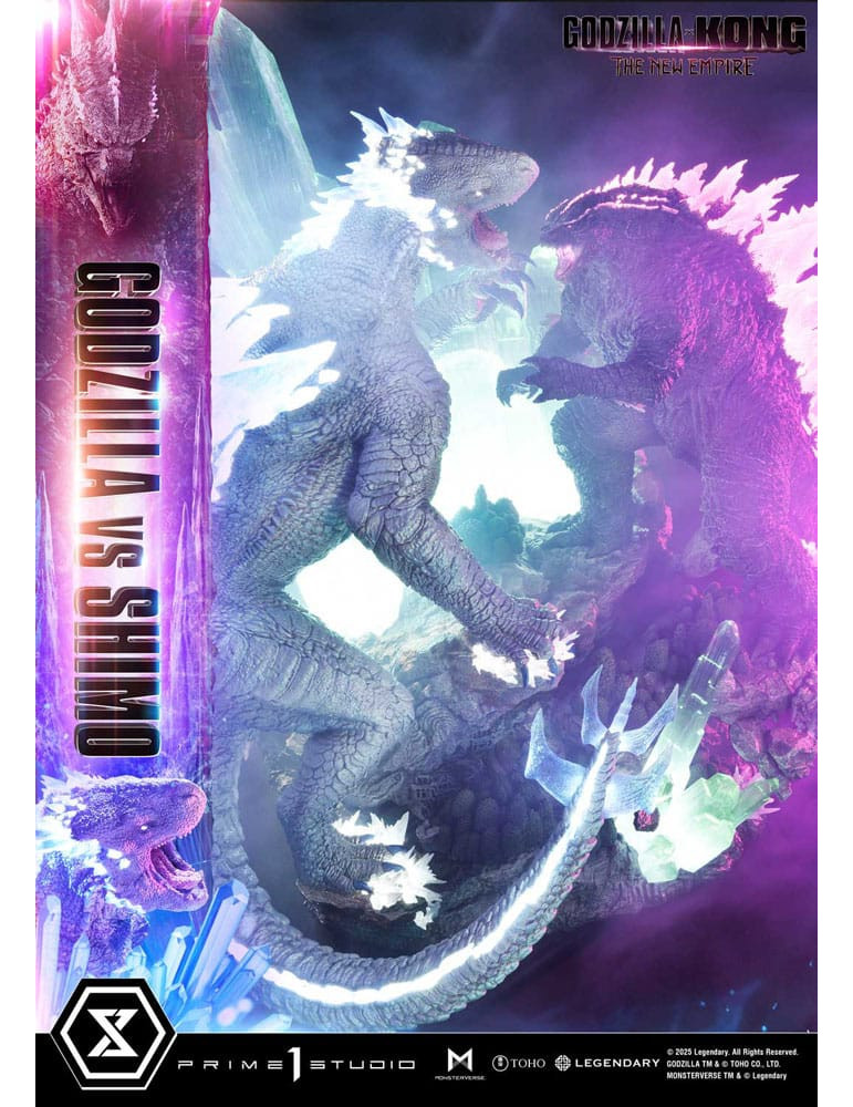 Prime 1 Studio - Godzilla x Kong: The New Empire - figurine Ultimate Diorama Masterline Series Godzilla vs Shimo Bonus Version