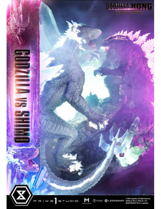 Prime 1 Studio - Godzilla x Kong: The New Empire - figurine Ultimate Diorama Masterline Series Godzilla vs Shimo Bonus Version