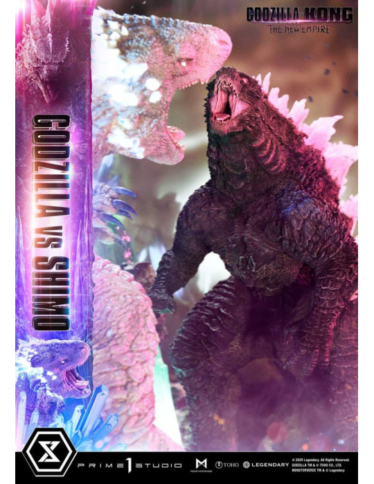 Prime 1 Studio - Godzilla x Kong: The New Empire - figurine Ultimate Diorama Masterline Series Godzilla vs Shimo Bonus Version