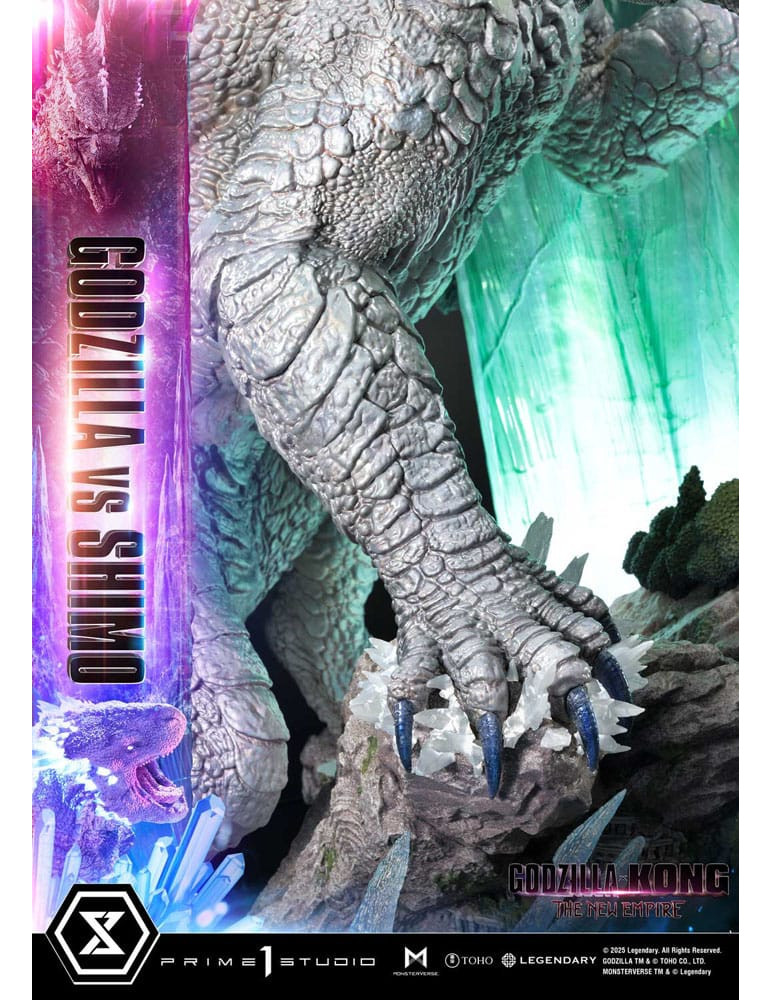 Prime 1 Studio - Godzilla x Kong: The New Empire - figurine Ultimate Diorama Masterline Series Godzilla vs Shimo Bonus Version