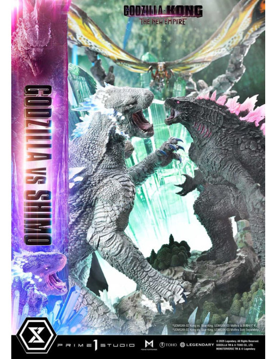 Prime 1 Studio - Godzilla x Kong: The New Empire - figurine Ultimate Diorama Masterline Series Godzilla vs Shimo