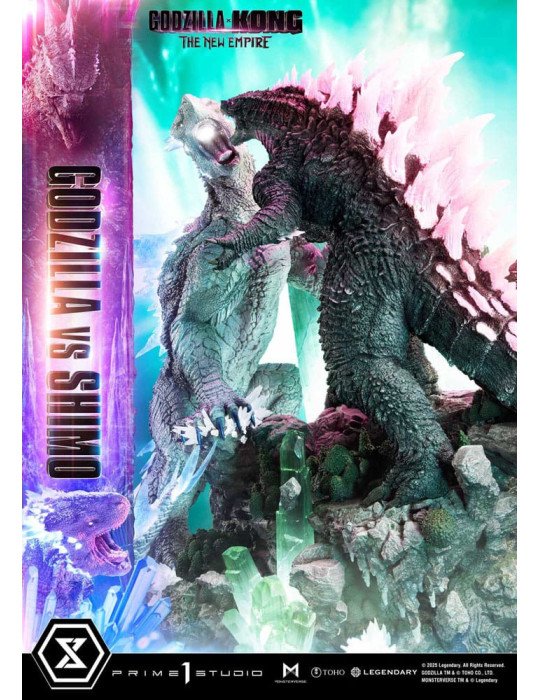 Prime 1 Studio - Godzilla x Kong: The New Empire - figurine Ultimate Diorama Masterline Series Godzilla vs Shimo