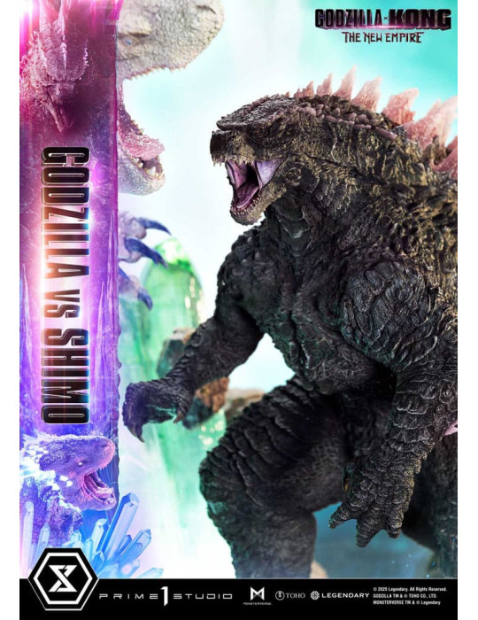 Prime 1 Studio - Godzilla x Kong: The New Empire - figurine Ultimate Diorama Masterline Series Godzilla vs Shimo