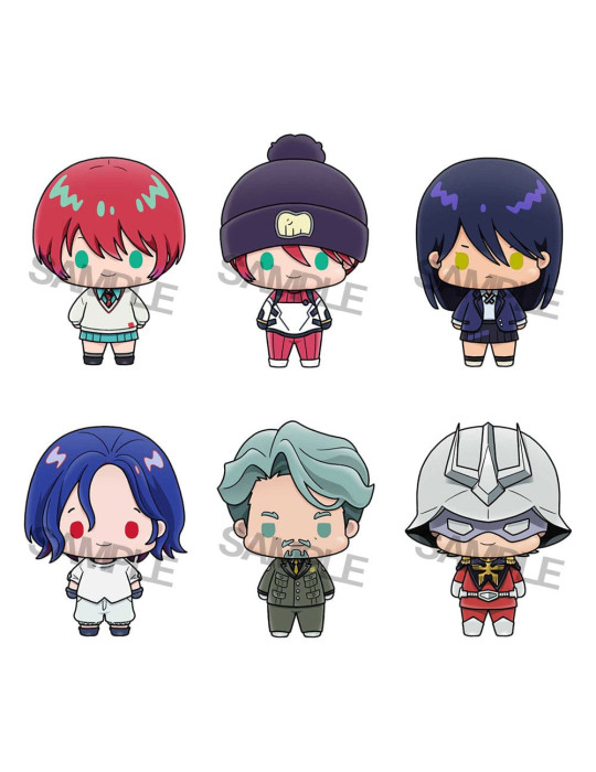 Megahouse - Mobile Suit Gundam GQuuuuuuX - Chokorin Mascot Series Trading Figures 6-Pack