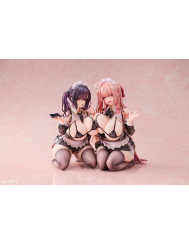 Showmon - Pack 2 statuettes Koho Miya & Otsuhane Fuwari illustration by Ninoude