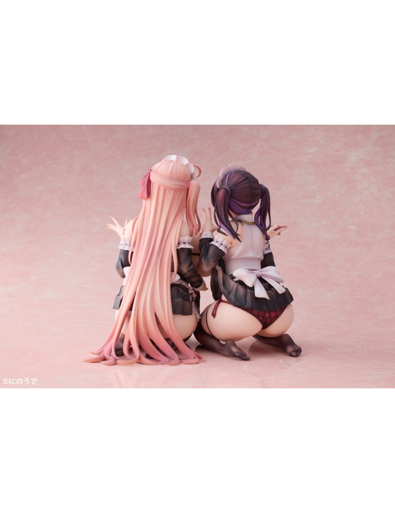 Showmon - Pack 2 statuettes Koho Miya & Otsuhane Fuwari illustration by Ninoude