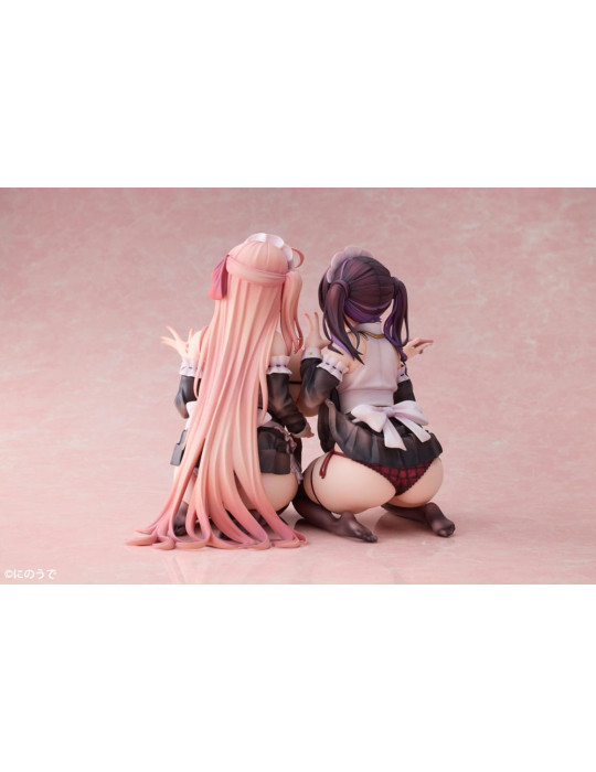 Showmon - Pack 2 statuettes Koho Miya & Otsuhane Fuwari illustration by Ninoude