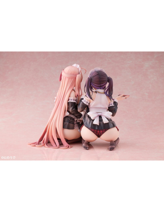 Showmon - Pack 2 statuettes Koho Miya & Otsuhane Fuwari illustration by Ninoude