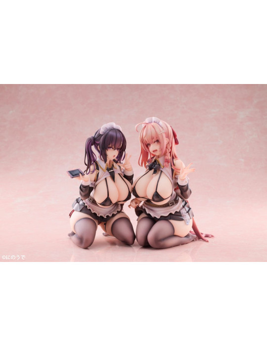 Showmon - Pack 2 statuettes Koho Miya & Otsuhane Fuwari illustration by Ninoude