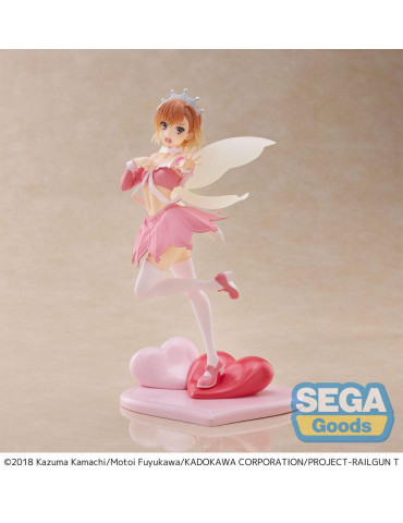 Sega - A Certain Scientific Railgun T - Figurine Luminasta Mikoto Misaka Great Spirit Maid