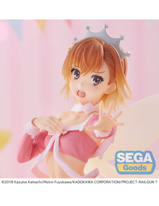 Sega - A Certain Scientific Railgun T - Figurine Luminasta Mikoto Misaka Great Spirit Maid