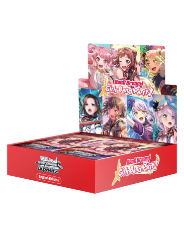 Weiss Schwarz Display of 16 Boosters BanG Dream! Girls Band Party! 5th Anniversary (EN)