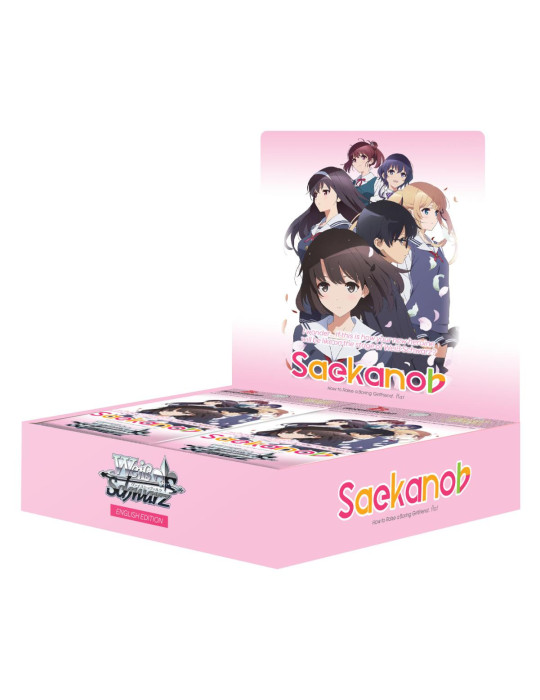 Weiss Schwarz Display of 16 Boosters Saekano: How to Raise a Boring Girlfriend. Flat (EN)