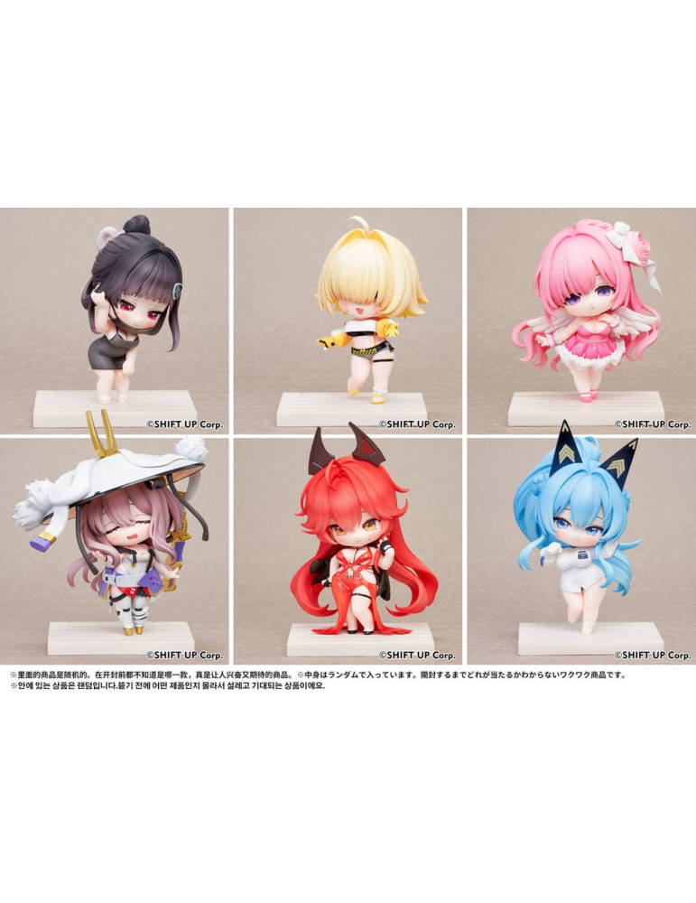Hobby Sakura - Goddess of Victory: Nikke - pack 6 figures SAC Series Chibi Vol. 2