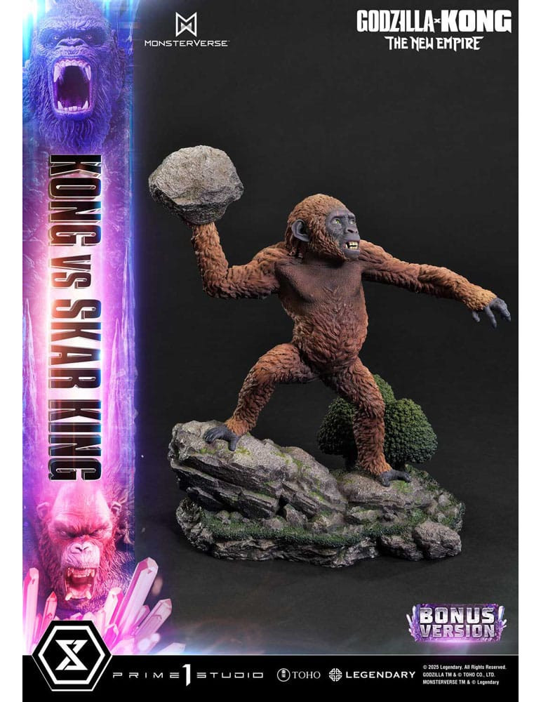 Prime 1 Studio - Godzilla x Kong: The New Empire - Figure Ultimate Diorama Masterline Series Kong vs Skar King Bonus Version