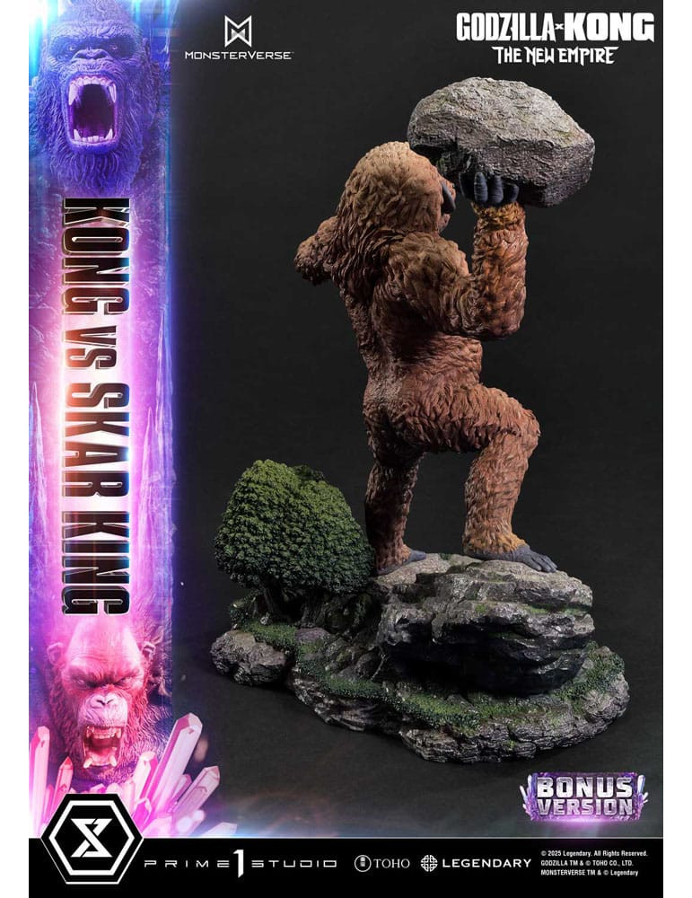 Prime 1 Studio - Godzilla x Kong: The New Empire - Figure Ultimate Diorama Masterline Series Kong vs Skar King Bonus Version