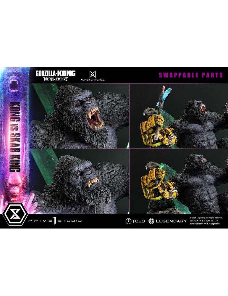 Prime 1 Studio - Godzilla x Kong: The New Empire - Figure Ultimate Diorama Masterline Series Kong vs Skar King
