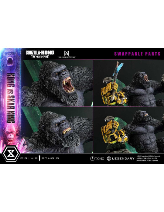 Prime 1 Studio - Godzilla x Kong: The New Empire - Figure Ultimate Diorama Masterline Series Kong vs Skar King