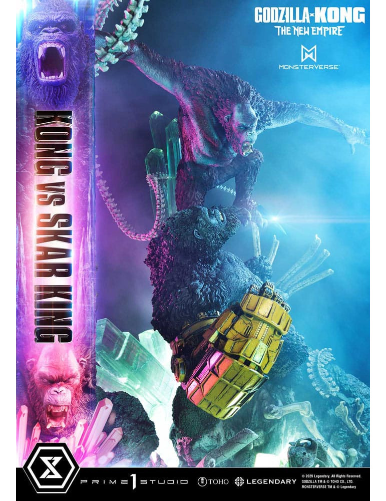 Prime 1 Studio - Godzilla x Kong: The New Empire - Figure Ultimate Diorama Masterline Series Kong vs Skar King