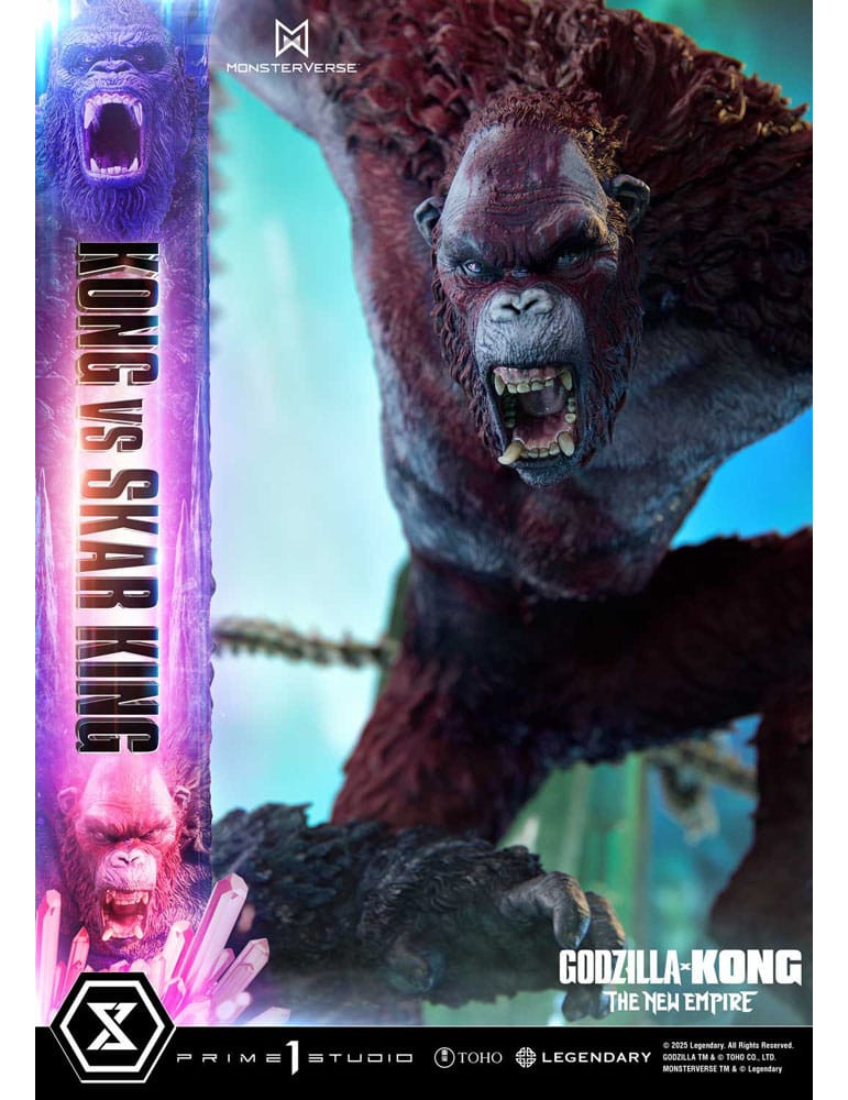 Prime 1 Studio - Godzilla x Kong: The New Empire - Figure Ultimate Diorama Masterline Series Kong vs Skar King