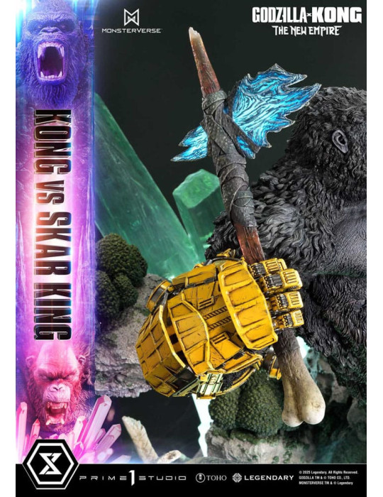 Prime 1 Studio - Godzilla x Kong: The New Empire - Figure Ultimate Diorama Masterline Series Kong vs Skar King