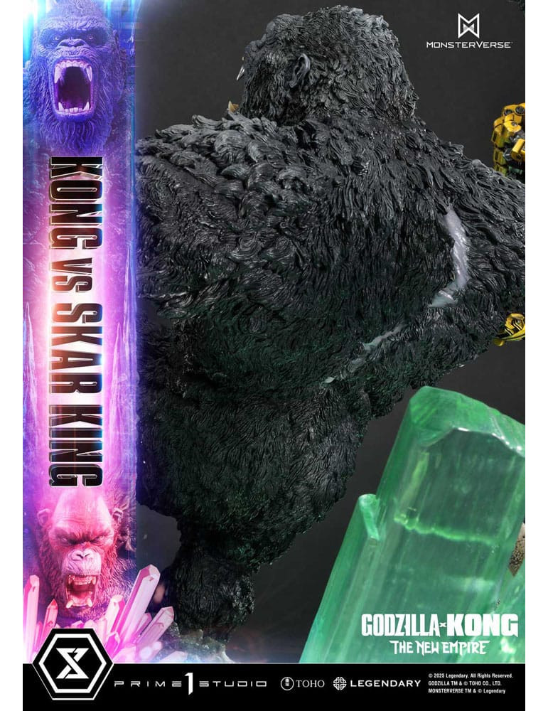 Prime 1 Studio - Godzilla x Kong: The New Empire - Figure Ultimate Diorama Masterline Series Kong vs Skar King