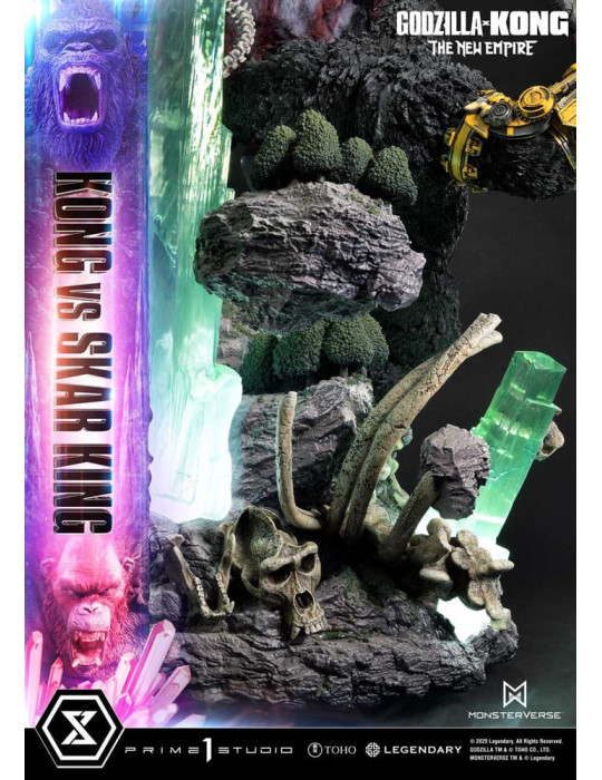 Prime 1 Studio - Godzilla x Kong: The New Empire - Figure Ultimate Diorama Masterline Series Kong vs Skar King