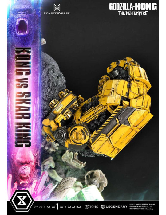 Prime 1 Studio - Godzilla x Kong: The New Empire - Figurine Ultimate Diorama Masterline Series Kong vs Skar King