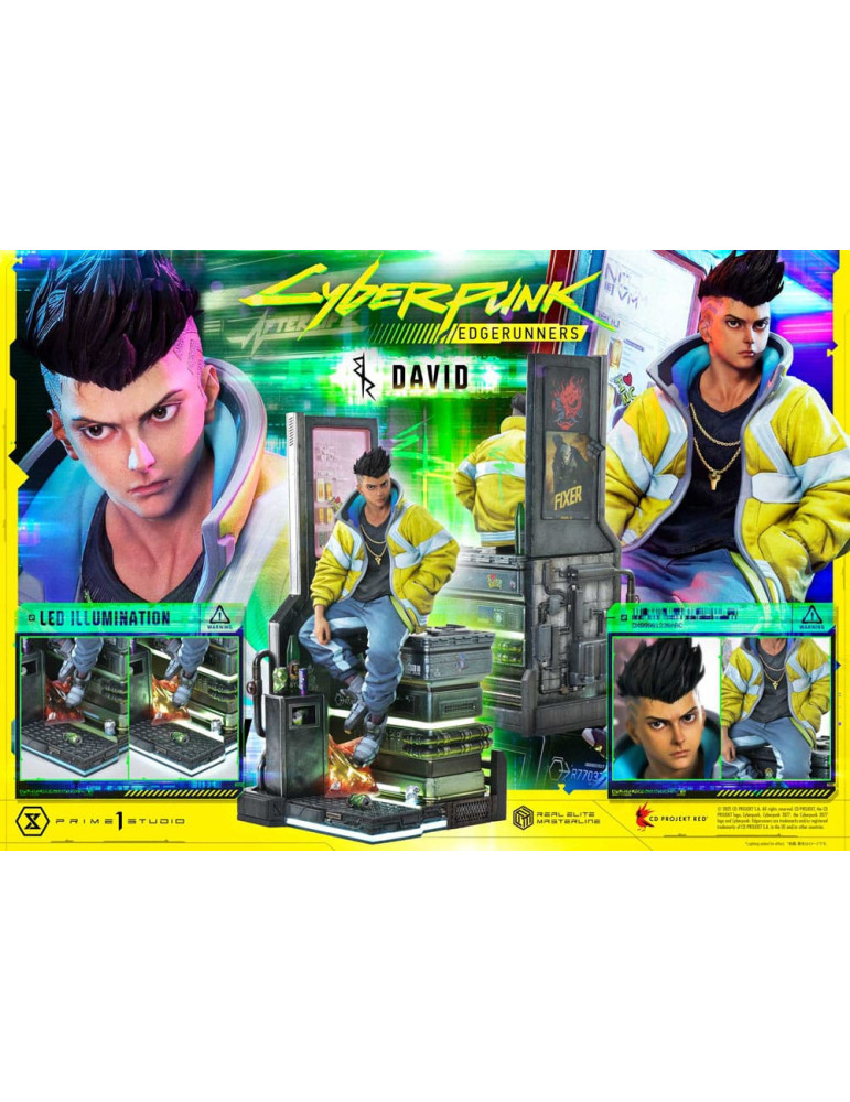 Prime 1 Studio - Cyberpunk: Edgerunners - Figure Real Elite Masterline Series David