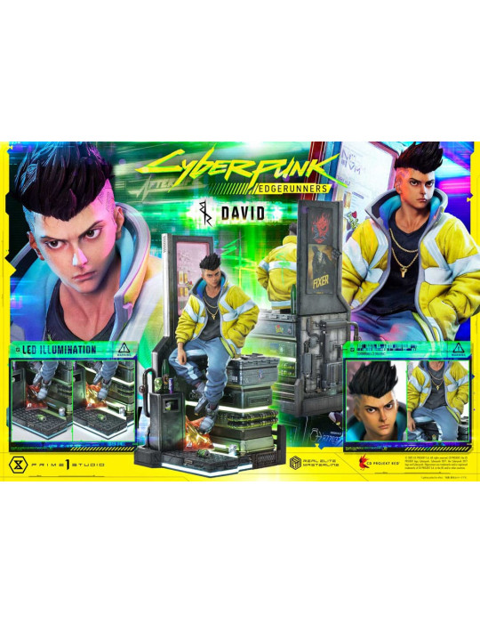 Prime 1 Studio - Cyberpunk: Edgerunners - Figurine Real Elite Masterline Series David