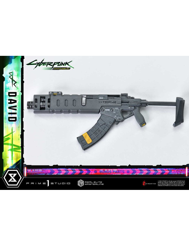 Prime 1 Studio - Cyberpunk: Edgerunners - Figure Real Elite Masterline Series David Deluxe Bonus Version
