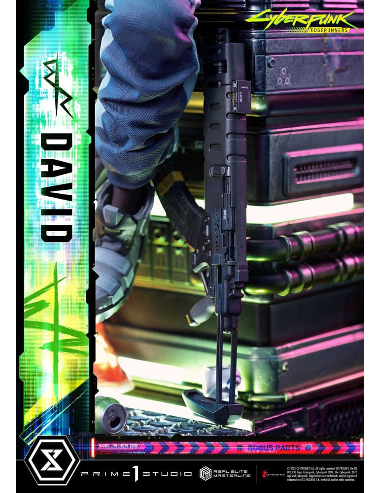 Prime 1 Studio - Cyberpunk: Edgerunners - Figure Real Elite Masterline Series David Deluxe Bonus Version