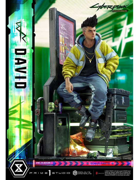 Prime 1 Studio - Cyberpunk: Edgerunners - Figure Real Elite Masterline Series David Deluxe Bonus Version