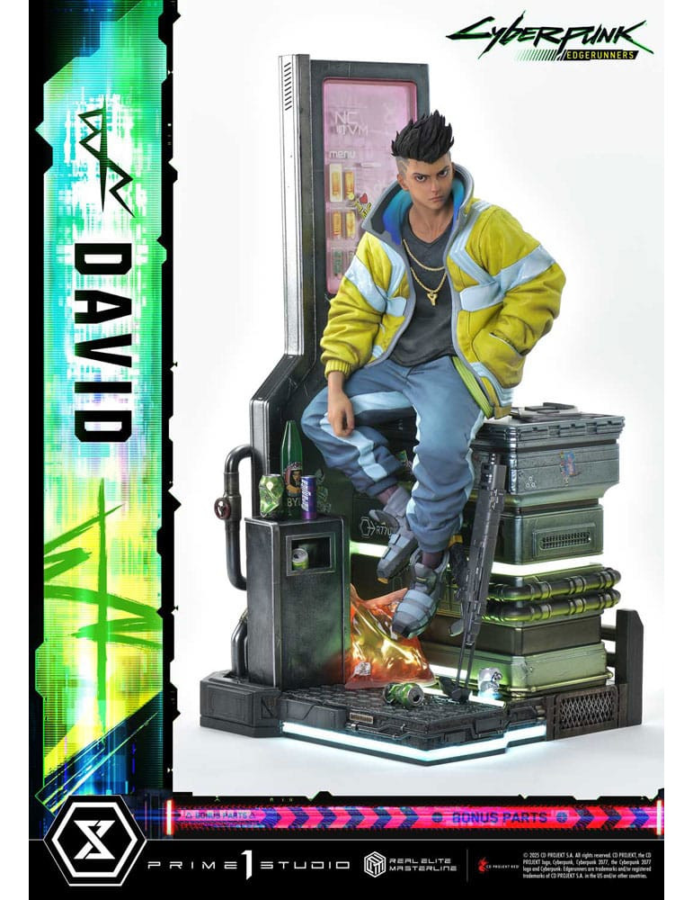 Prime 1 Studio - Cyberpunk: Edgerunners - Figure Real Elite Masterline Series David Deluxe Bonus Version